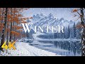 Winter Forest 4K ❄️ Snowy Trees, Falling Snow &amp; Peaceful Nature Ambience UHD