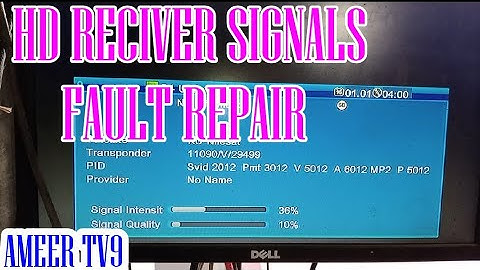 HD RECEIVER SIGNAL FAULT REPAIRING URDU HINDI AMEER TV9