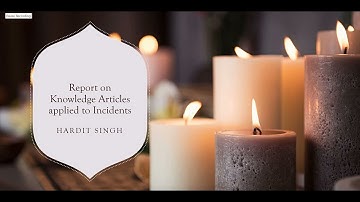 How to report on Knowledge Base articles attached to an Incident or other tasks in ServiceNow