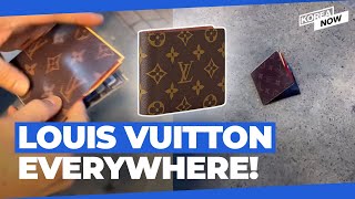 What's Inside The Louis Vuitton Wallets Thrown All Over Korean Streets
