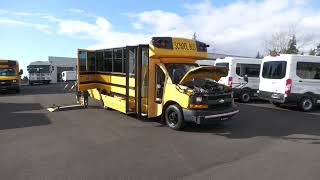 2012 Chevrolet Collins 16 Penger 1 Wheelchair Ada School Bus - B78413