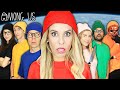 Giant AMONG US but In REAL LIFE Game! Imposter IQ 900+ Challenge | Rebecca Zamolo