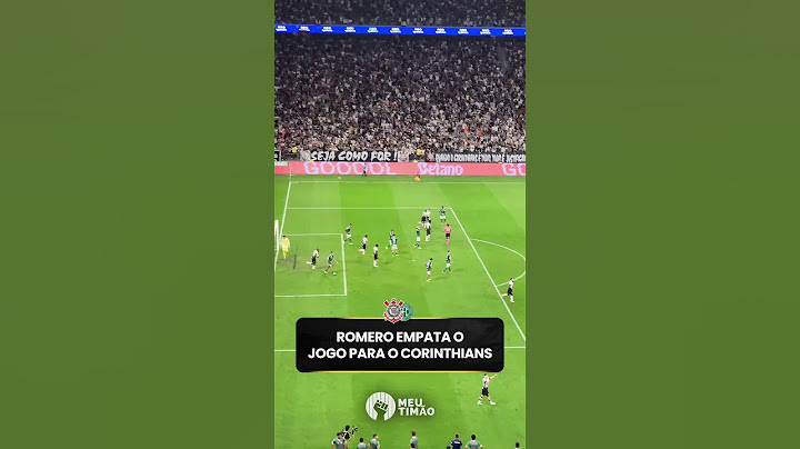 Gol do Corinthians Romero contra guarani. #corinthians #romero #paulista