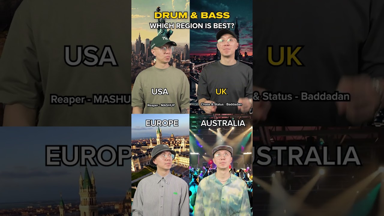 Which REGION does DnB the BEST?? 🌎