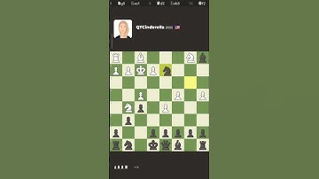 playing with QTCindrella A.I. chess bot rated 900 #chess