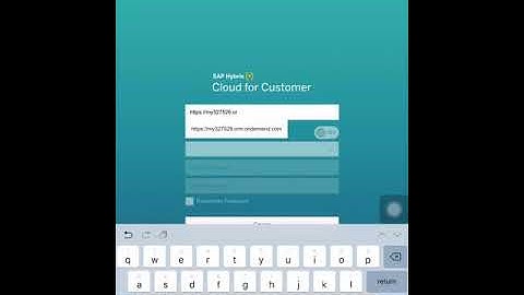 SAP C4C App Login Setup and Login Procedure