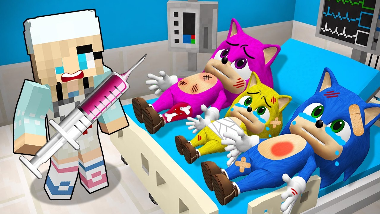 BEBEK SONİC AİLESİ NEDEN HASTANELİK OLDU? -Minecraft