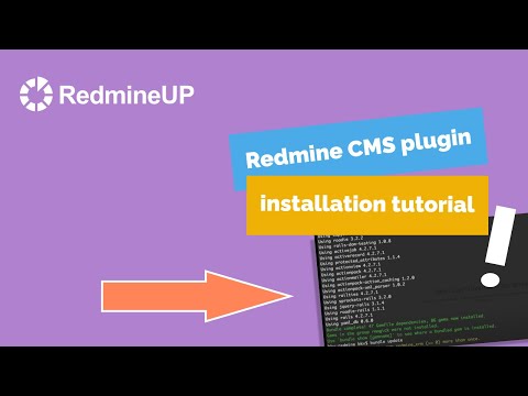 How to install Redmine CMS plugin - installation tutorial