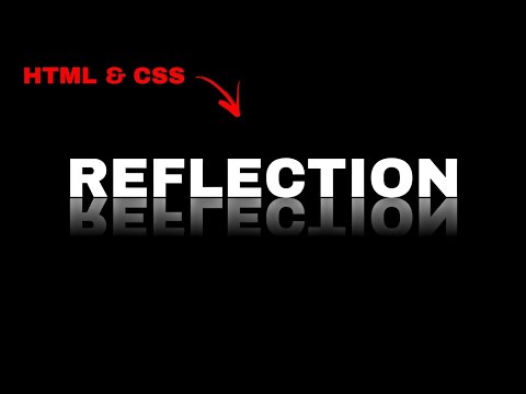 TEXT REFLECTION EFFECT