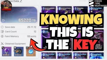 Maximize Your Save Data | Chaos Zero Nightmare