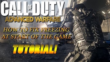 How to Fix CoD AW Freezing at Start of the Game