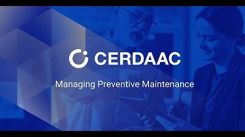 Managing Preventive Maintenance