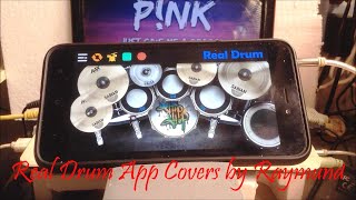 P!nk - Just Give Me a Reason(Real Drum App Covers by Raymund) screenshot 3
