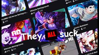 Roblox Battlegrounds games SUCK