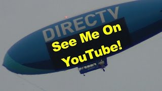 DirecTV Blimp over Santa Clara County California