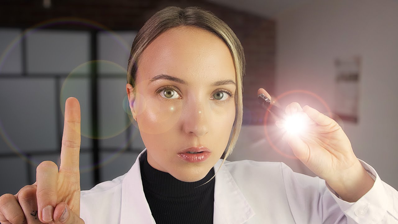 ASMR Eye Exam, Cranial Nerve Exam, Face/Skin Exam Roleplays - Ultimate Medical Exams for Deep Sleep