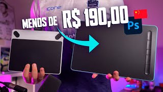 Comprei uma Mesa Digitalizadora BARATA da CHINA! Vale à pena? | Unboxing e teste no Photoshop