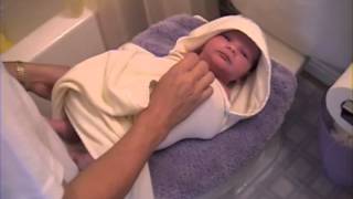 Noah First Bath