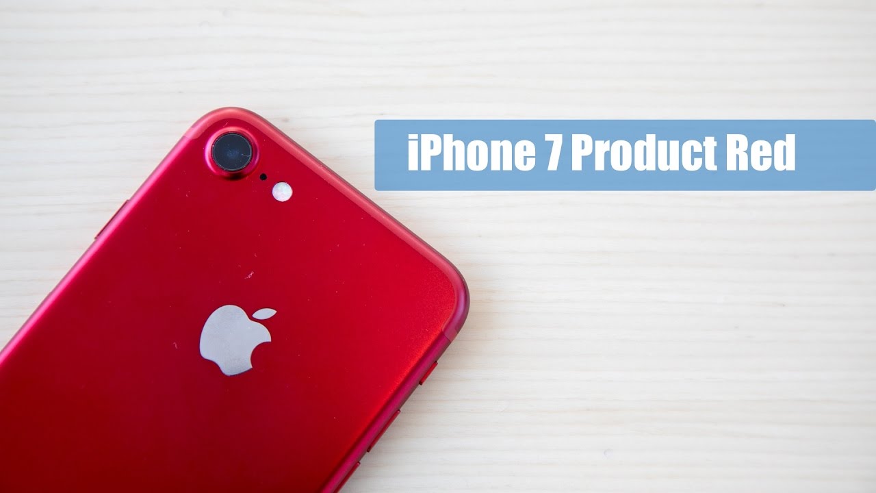 Análisis Apple iPhone 7 Rojo Product Red en Español - YouTube