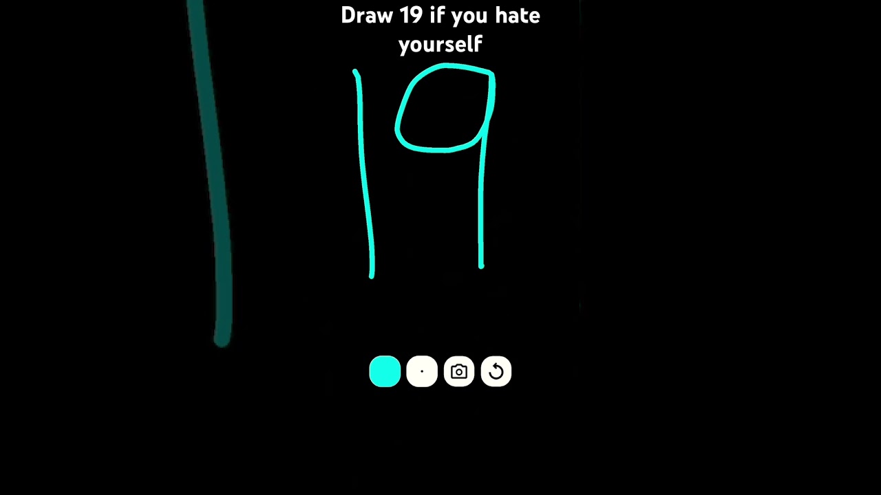 Draw 19 if you hate yourself