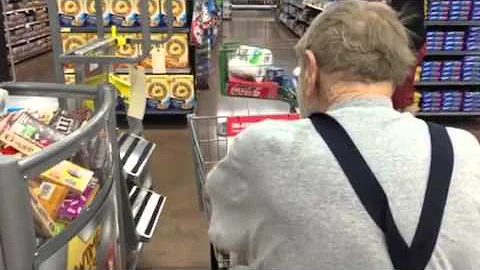 My dad and his candy...   :)