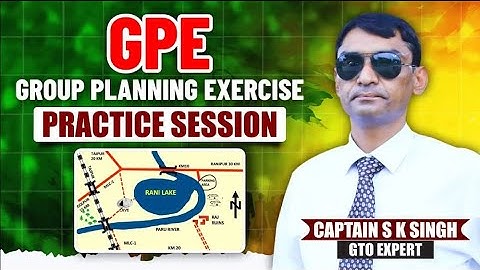 Sample Group Planning Exercise For SSB With Capt S .K  Singh | Group Planning Exercise Live Demo