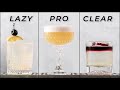 WHISKEY SOUR 3 WAYS - Lazy, Pro, Clear | How to make a Whiskey sour cocktail