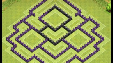 Clash of Clans - TH8 Farming Base Dark Elixir Protection!