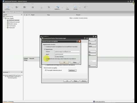 Email fiók beállítása Outlook Expressben