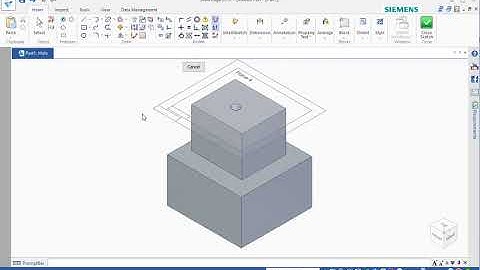 Solid Edge Hole On Face vs Plane