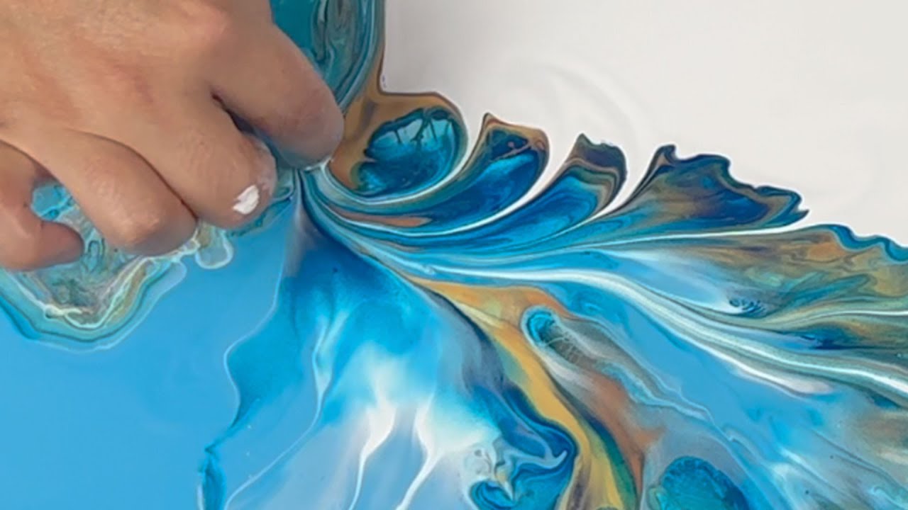 Abstract Acrylic Paint Pouring - Fresh Paint Studio