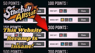 Streetball Allstar - INSANE WEBSITE TOP-UP CHANGES &amp; NEW INTERFACE!