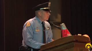 NOPD Recruit Speaks During Class 178 Graduation Ceremony