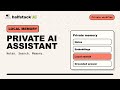 Build a Private Personal AI Assistant with Local Memory