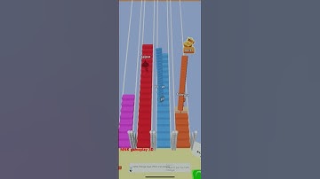 Bridge race part 2 android gameplay video || shorts video games shorts viral shorts feed video 💥