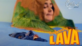 Performing Disney Pixar's LAVA | CurlyJosh Online