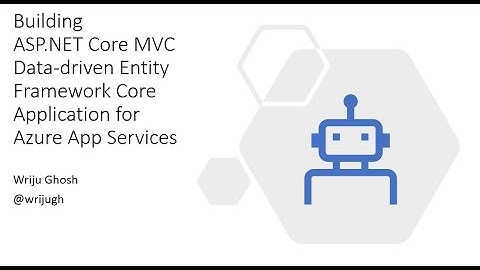 03 ASP NET Core with EF and Database to App Service