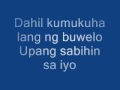 Mahal Kita Pero Di Mo Lang Alam lyrics