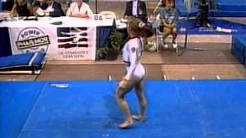 Kim Zmeskal - Vault 1 - 1992 Phar-Mor U.S. Champio...