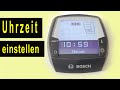 Setting the time on the Bosch Intuvia E-Bike Display - quickly explained -  YouTube