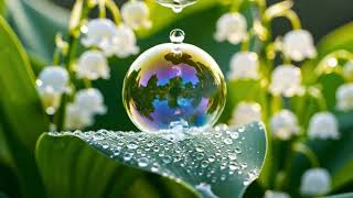 Relaxing Soap Bubbles on Lily of the Valley — Stress Relief & Sleep Aid screenshot 4