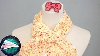 Crochet | Lightweight Summer Scarf with Joined Double Crochets | Learn to Crochet