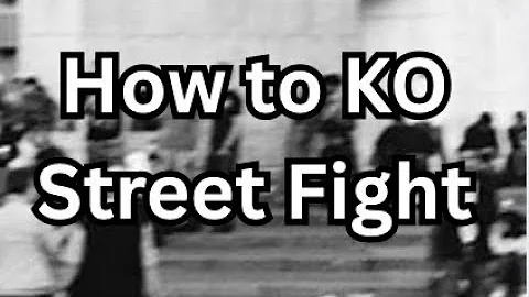 How to KO in a street fight #kobreakdown