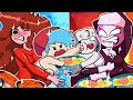 HOT BABY BOYFRIEND VS COLD BABY RUV IN PREGNANT | Friday Night Funkin Animation Compilation