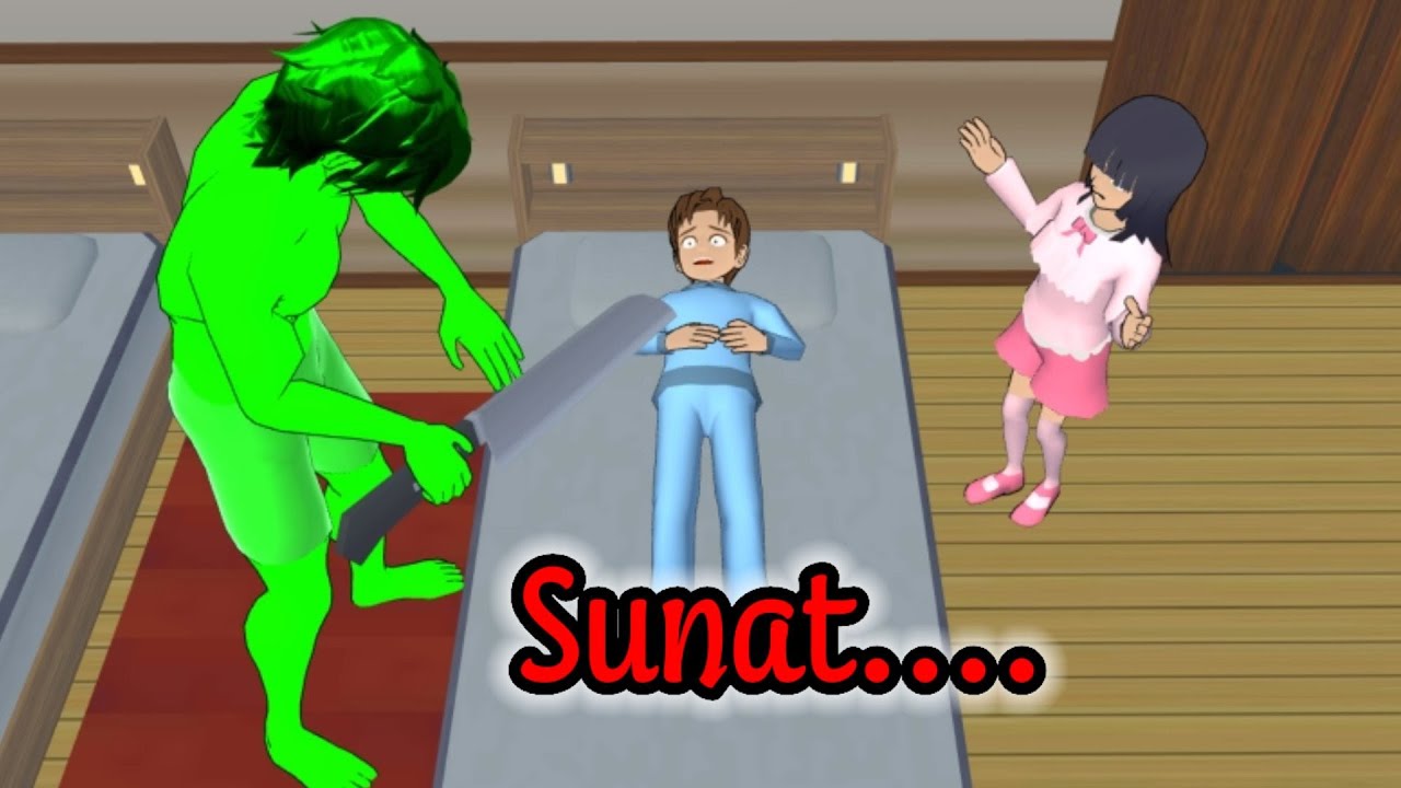 Ka Yuta Mau Disunat Malam Malam Mio Panik Lihat Ka Yuta 😱 | Sakura School Simulator