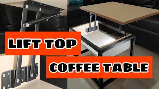 DIY LIFT TOP COFFEE TABLE | LIFT UP MECHANISM | MR. LEE TV