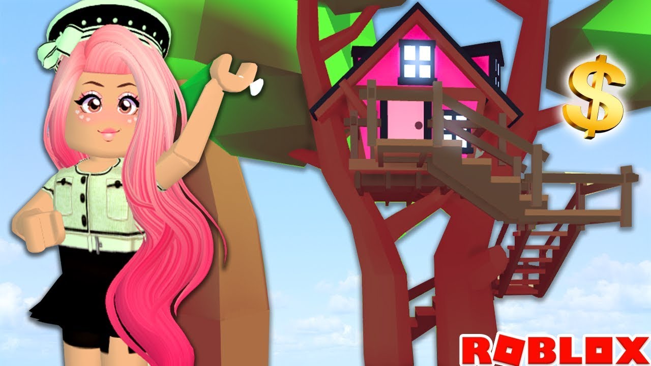 I Bought A Top Secret Tree House Mansion In Roblox Youtube