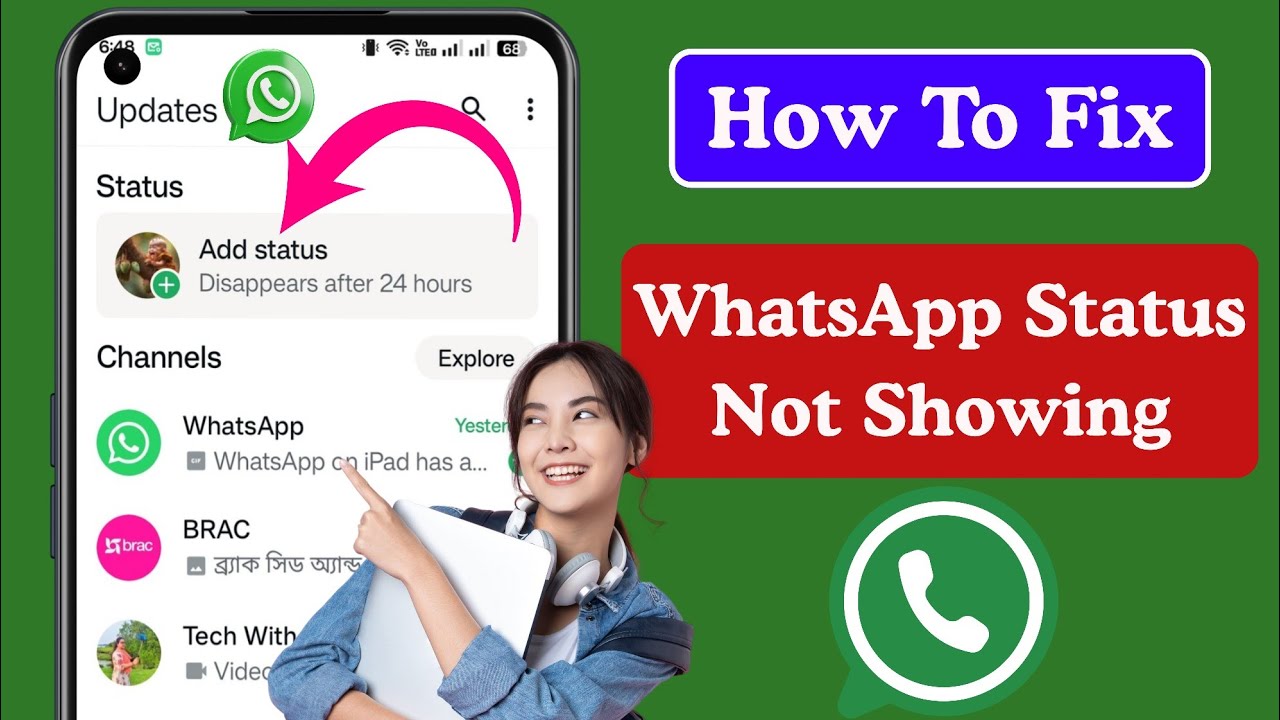 How to Fix WhatsApp Status Not Showing Problem (2025)