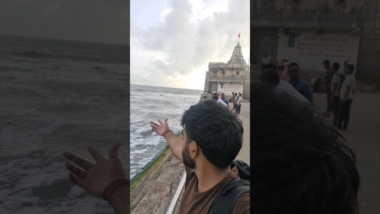 Dwarka : Underwater City of Krishna 😱😱 #shorts #travel #vlog