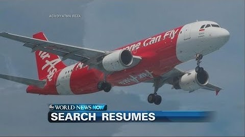 Thumbnail of WEBCAST: The Search for Missing AirAsia Flight 8501 Resumes